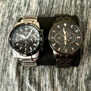 2 citizen eco drive watches